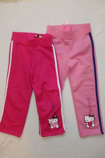 Dívčí teplé tepláky Hello Kitty