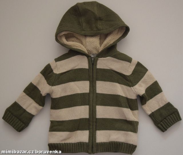 PRUHOVANÝ SVETR NEBO MIKINA S KAPUCÍ F&F