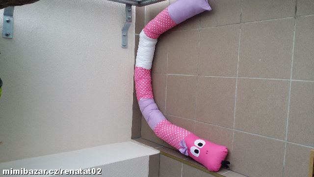 Dlouhý polštář had 200x40obvod