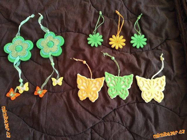 girlanda/závěs - mix - filcové