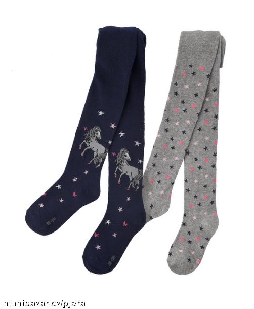 2 X punčocháče s koníkama AKČNÍ CENA