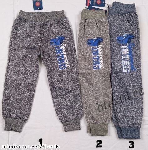 Chlapecké moderní tepláky 98-128