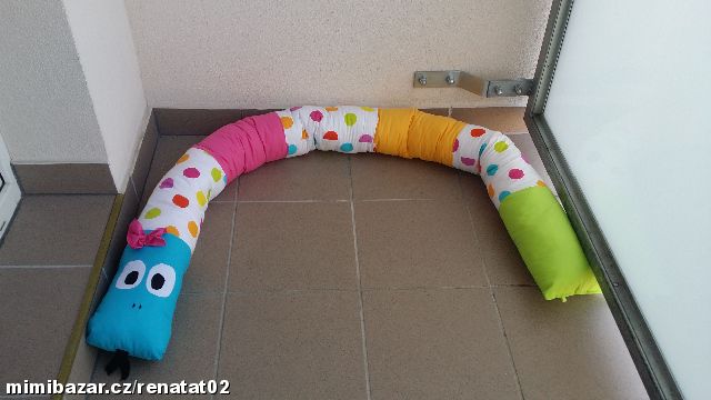 dlouhý polštář had 200x40obvod