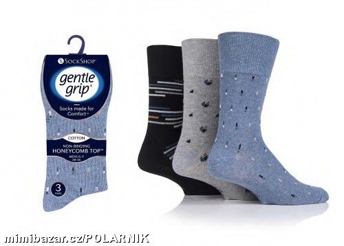 Pánské ponožky s lemem GENTLE GRIP