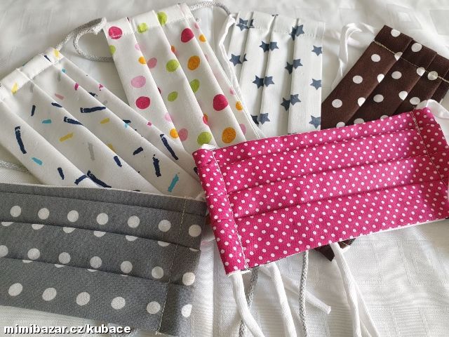 Bavlněné dvouvrstvé roušky