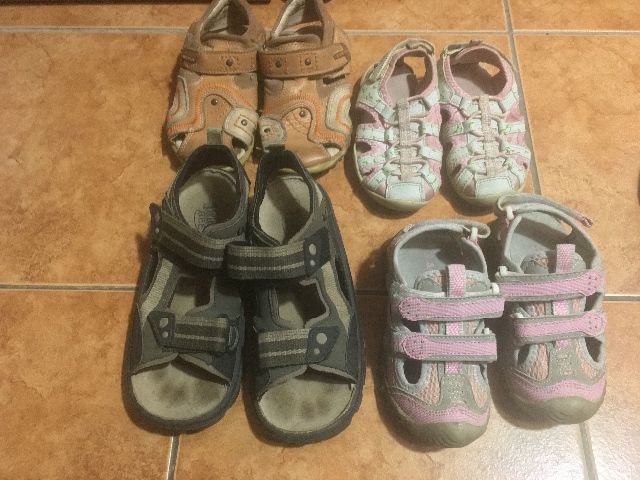 Sandálky, sandále 25, 27, 29, 33