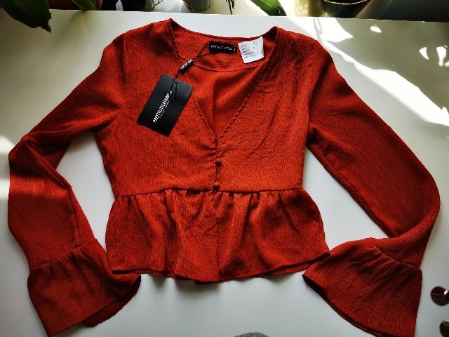 Č.7547 KRÁSNÝ LEHKÁ KABÍTEK BLŮZKA NOVÉ v.S