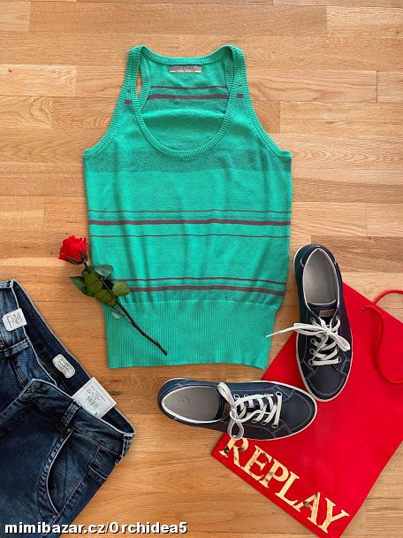 REPLAY N.O.V.Ý luxusní top vesta S