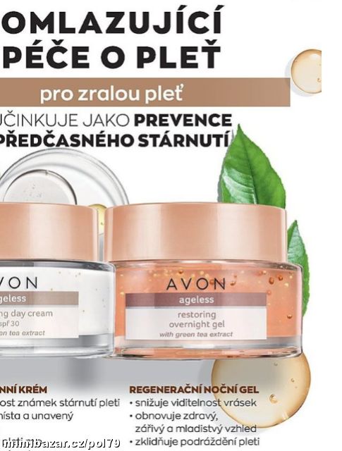 Obnovující noční gel s výtažkem ze zeleného čaje