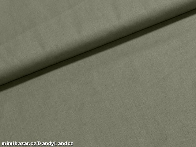 Bavlněná látka metráž šíře 240 cm - tmavě šedá