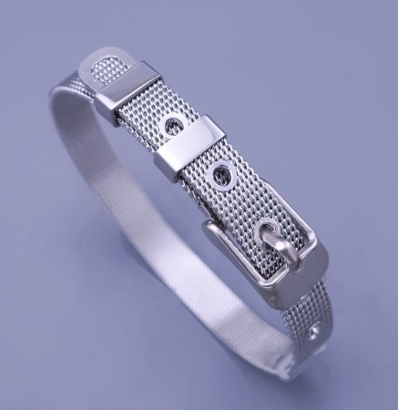 Páskový náramek z chirurgické oceli - SKLADEM