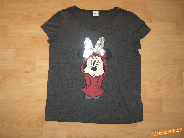 triko s Minnny s flitry přezovacími na mašli