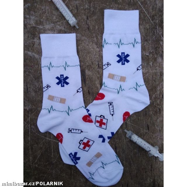 Barevné ponožky LÉKAŘ
