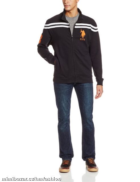 Pánská černá mikina U.S. Polo Assn. vel.M