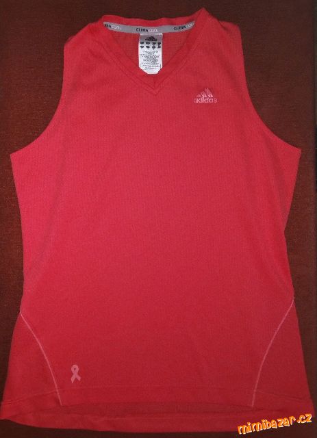 Růžové tílko Adidas Climacool