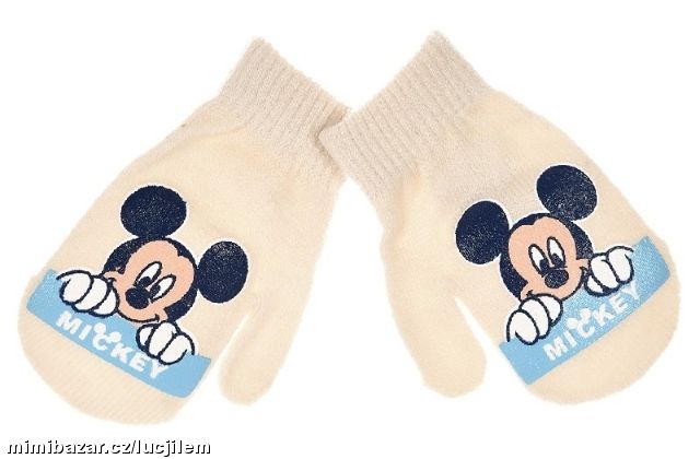 Kojenecké rukavičky palčáky Mickey Mouse