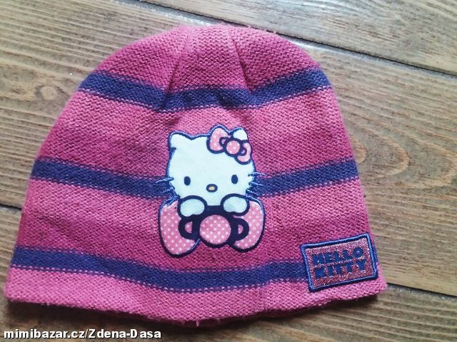 čepice Hello Kitty vel. 80/86/92 1 - 3 roky
