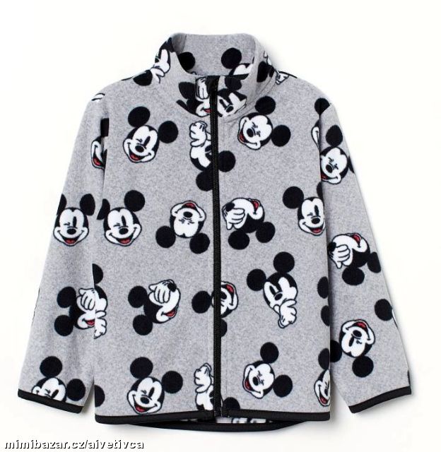 CHLAPECKÁ FLÍSOVÁ BUNDA / MIKINA...VEL.134/140
