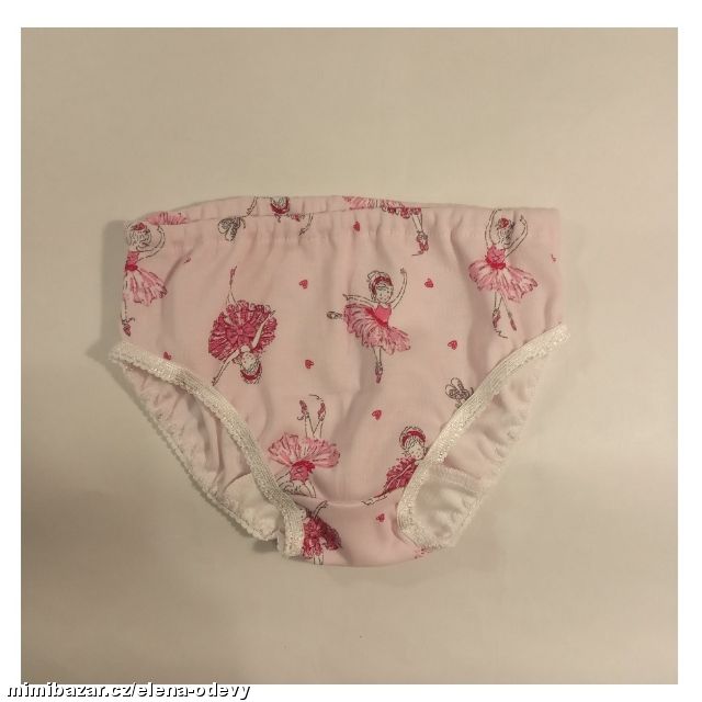 -Dívčí spodní kalhotky. Baletky