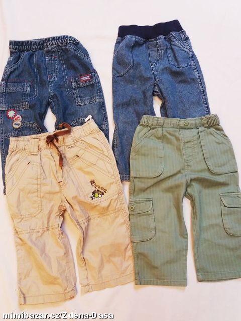 rifle mašinka Tomáš, sváteční kalhoty vel. 80