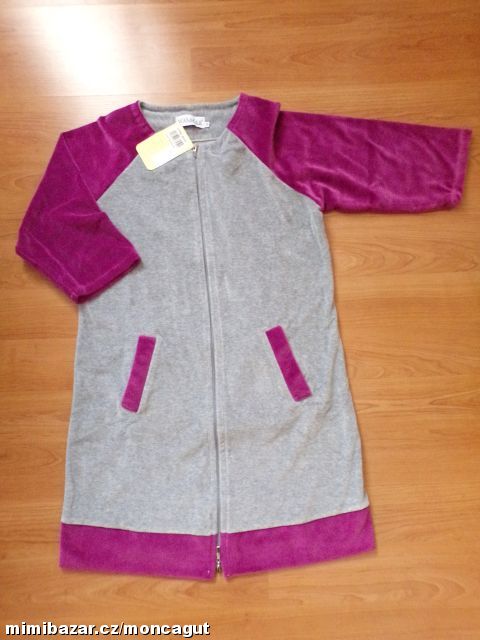 ŽUPAN dámský - SAMETOVÝ 3/4 rukáv