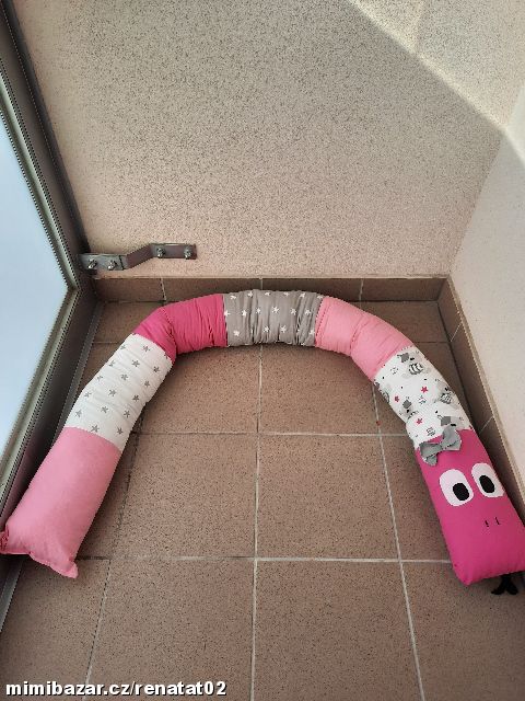 Had , dlouhý polštář 200x40obvod