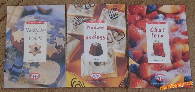 Dr.Oetker - sešity - 3 kusy