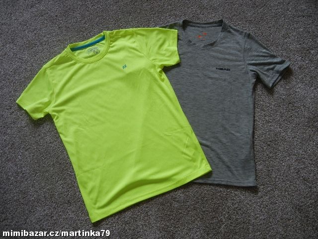 Sportovní trička - cena za obě