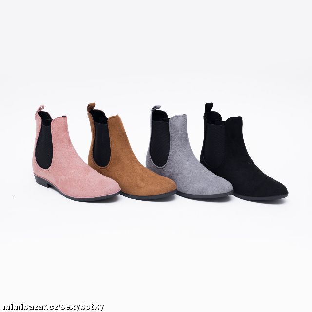 Kotníčkové kozačky 36, 37, 38, 39, 40, 41- 4BARVY