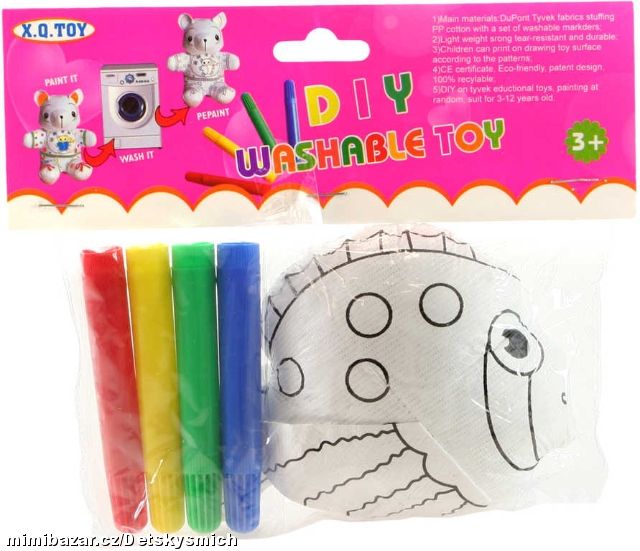 Vymaluj si svojí rybičku kreativní set + 4 fixy