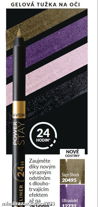 NOVINKA gelová tužka na oči Power Stay
