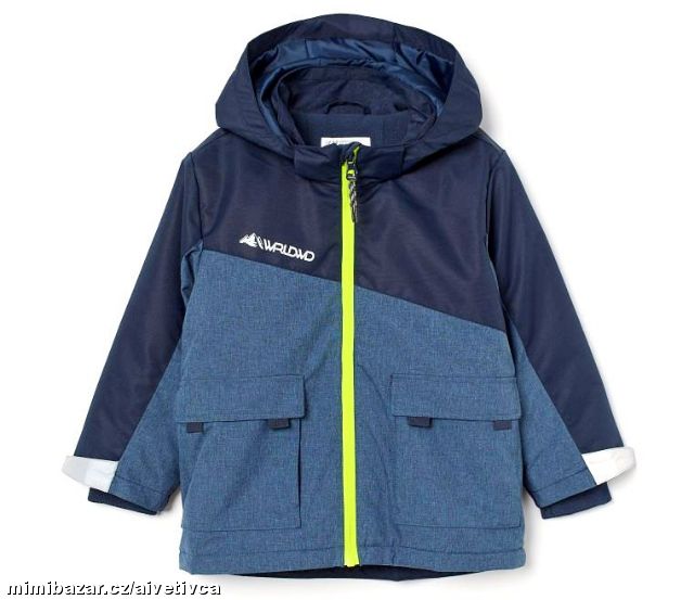 CHLAPECKÁ VATOVANÁ BUNDA...VEL.128