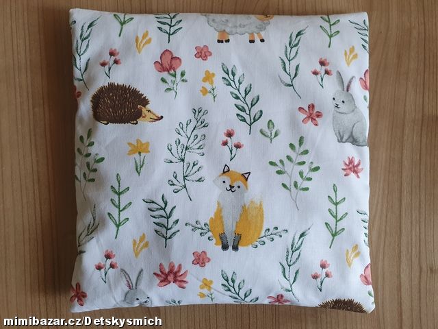 Pohankový polštářek - lesní zvířátka