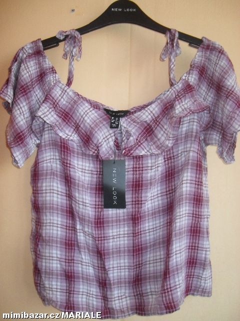 ♥ KRÁSNÝ DÁMSKÝ TOP ♥ UK12 / EUR 40 ♥ BARDOT STYL♥