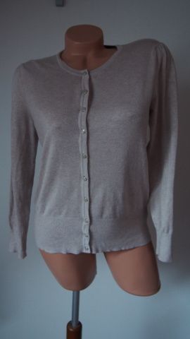 Oříškový propínací svetr V. M + S V.40