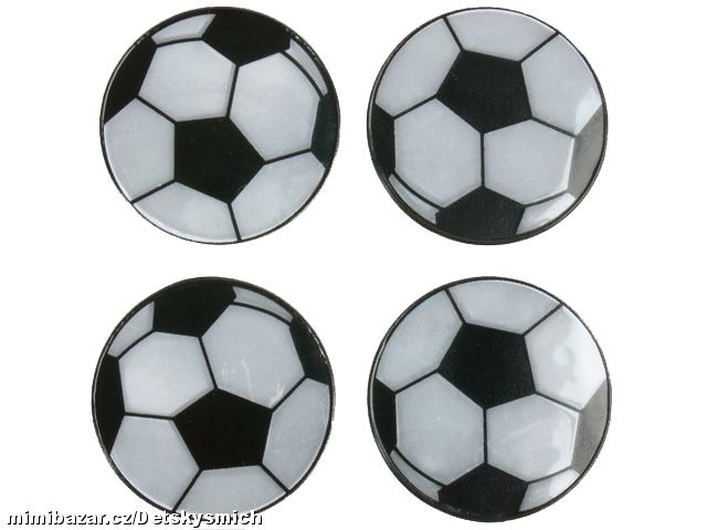 Reflexní samolepky Fotbalový míč sada 4ks