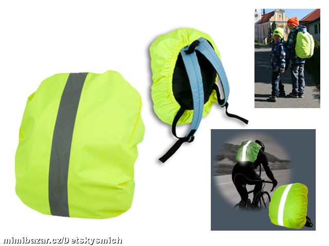 Reflexní nepropustný potah / pláštěnka na batoh