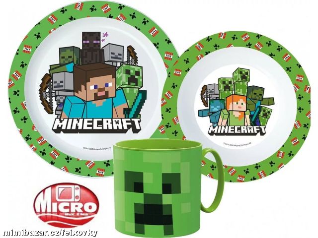 Obrázek k inzerátu: JÍDELNÍ SET MINECRAFT