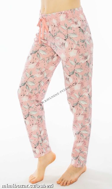 Dámské kalhoty dlouhé pyžamové, i domácí LINDA