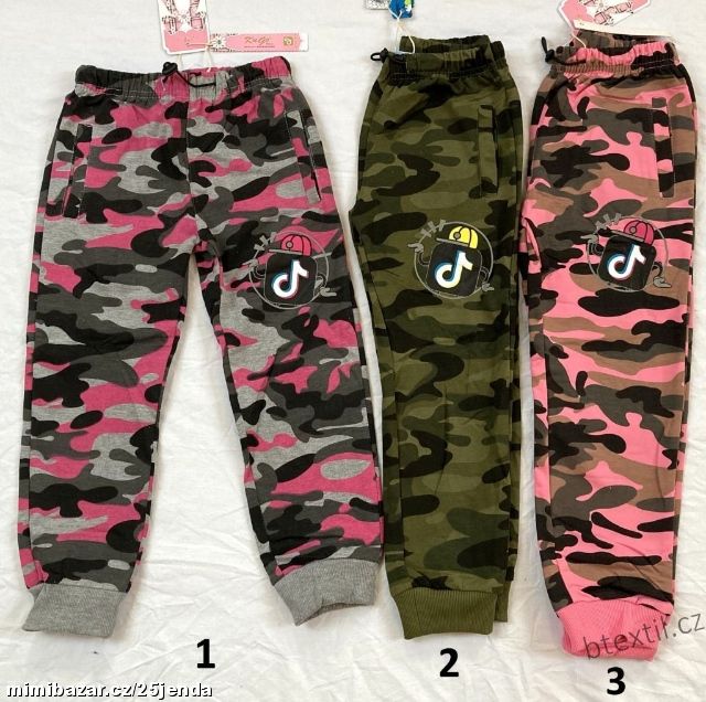 Maskáčové tepláky 98-128