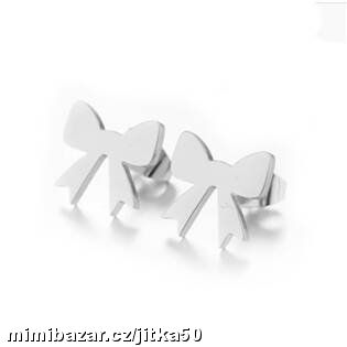 Ocelové náušnice MAŠLIČKY SKLADEM