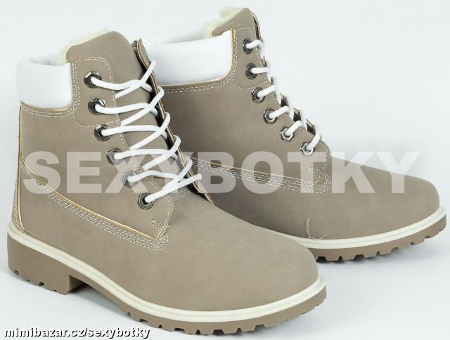 Zimní béžovošédé farmářky vel. 36, 37, 38, 39, 40