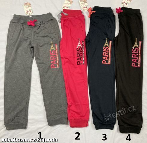 Dívčí moderní tepláky 134-164