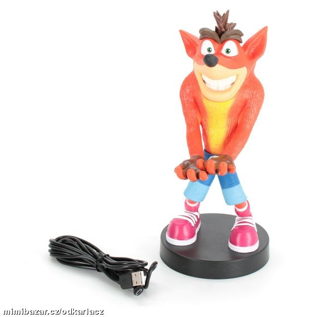 Crash Bandicoot - Cable Guys Figure - Charging Holder - Coco