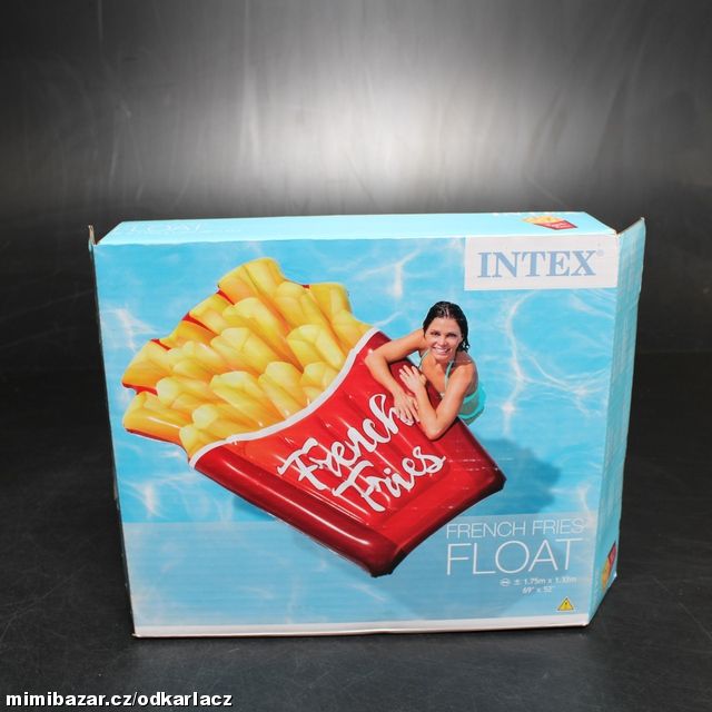 Intex French Fries Float - Large Multicolor Inflatable Pool Toy - Model 58775EP - Durable Plastic Material main image 1