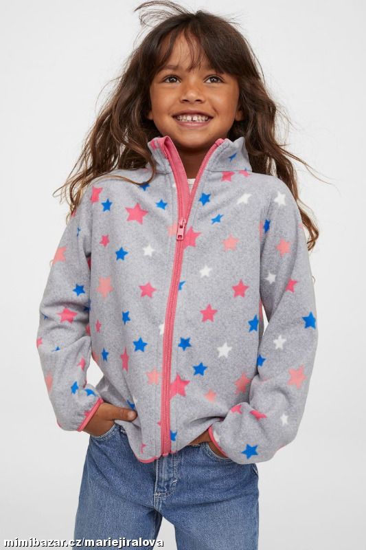 Krásná fleecová mikina, bundička H&M
