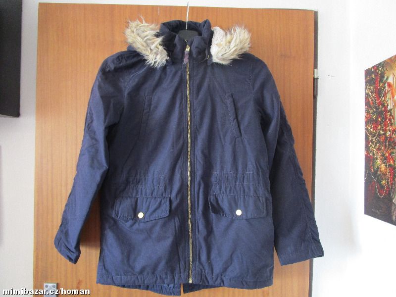Pěkná dívčí zimní bunda - parka z H&M
