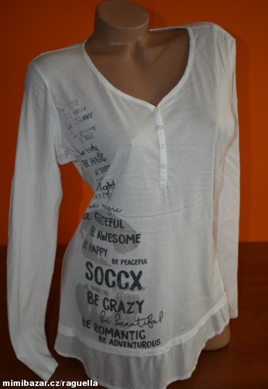 PŘEKRÁSNÝÝ LUXUSNÍ TOP S KRYSTALY 40-42