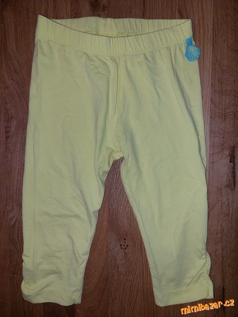 Dívčí žluté 3/4legíny