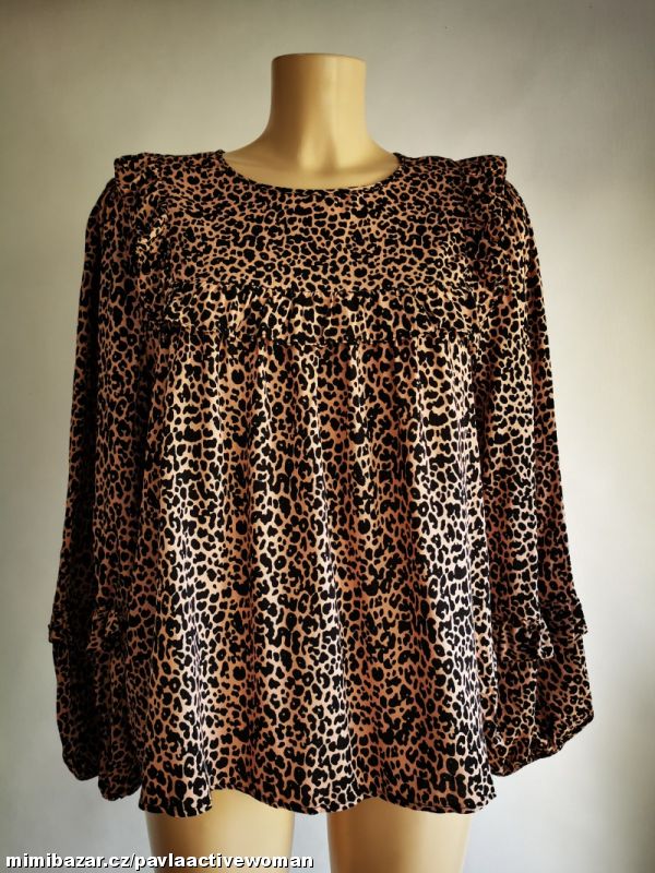 Č.3065 NÁDHERNÁ LEHKÁ ZN TUNIKA NOVÁ v.44